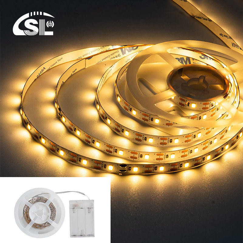 Interieur decoratie 3000K/4000K/6500K Flexible Electroplate SMD2835 LED Strip Light 5V 8mm 120LED's
