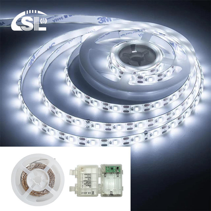 DC 24V 5V 120LED's 8mm 6500K Wit Hoge Helderheid Flexible Electroplate SMD2835 LED Strip Light