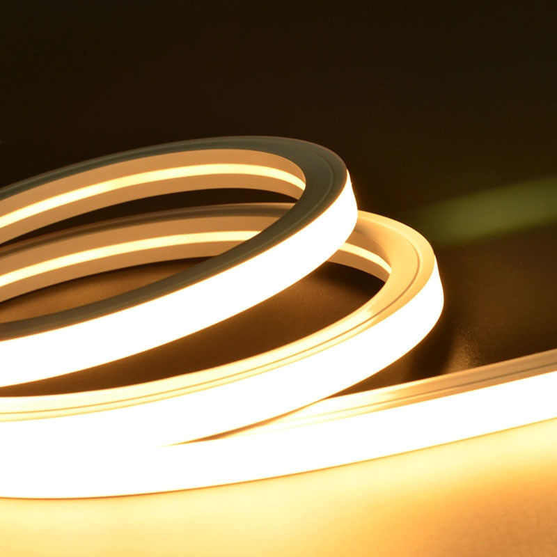 Hotel Silicone Neon Flex 12*12mm Vierkant DC 24V IP67 Waterdicht Buiten Led Neon Licht