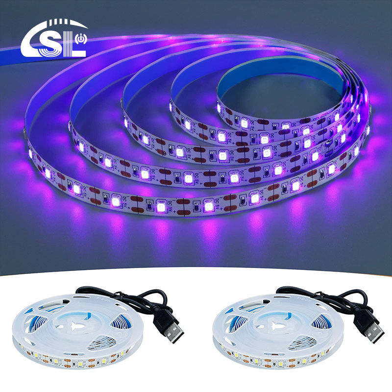 LED Strip Light 5V 8mm 120LEDs Purple One Cut Electroplate voor uw behoeften