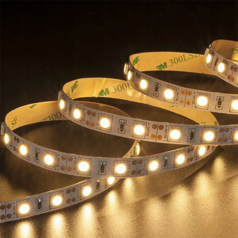 Zachte buiten siliconen hoes Smart Light-Smd2835 24V Led-striplicht 10M 12 volt jagen