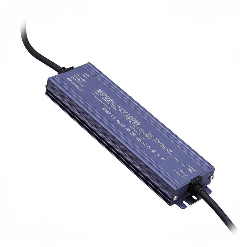 Ultra dun 12V/24V 2.5A -25A 60w 100w 200w 300w 400w IP68 waterdicht vermogenstransformer
