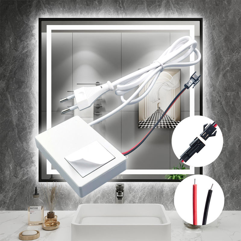60W 12V Defogger met één sleutel één kleur geselecteerde LED Dimmer Mirror Touch Sensor Switch