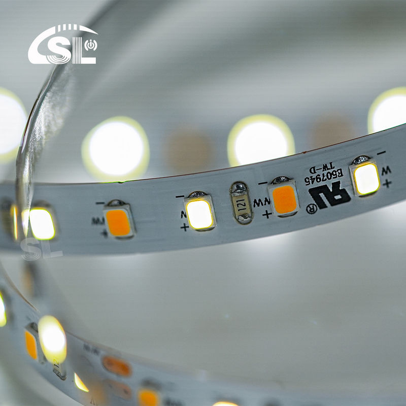 240 leds 8mm 12V 24V UL Listed Dual Color COB SMD2835 LED Strip Light voor commerciële verlichting