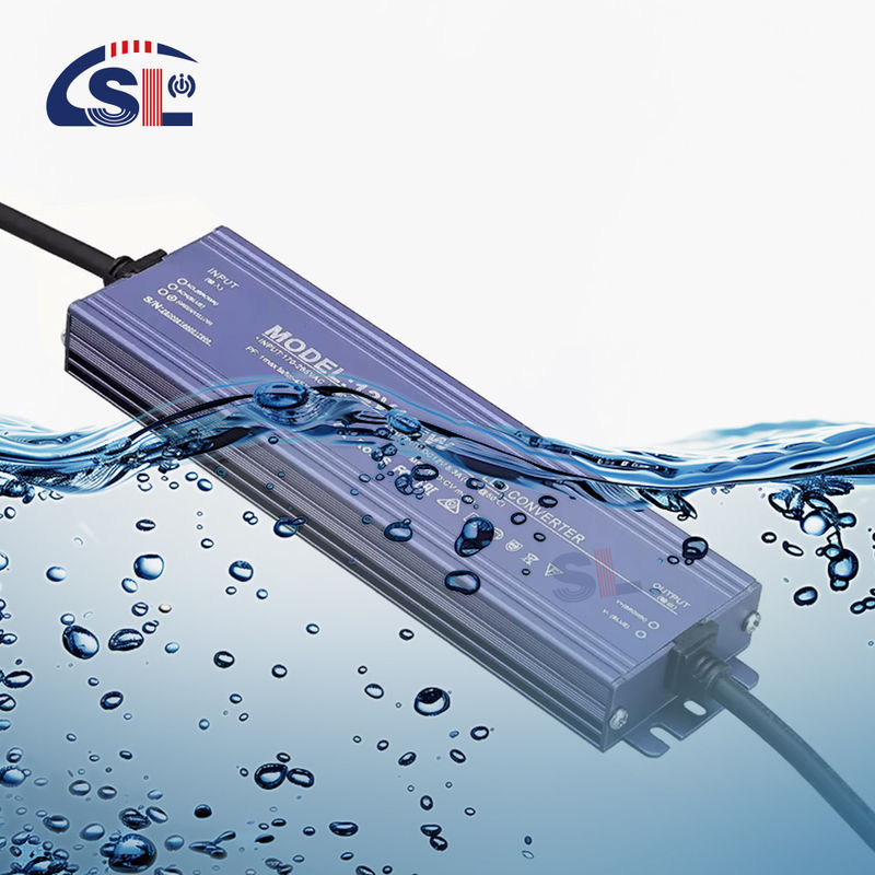 24V Invoerspanning LED-lichttransformer IP67 waterdicht voor buiten 60W 200W 400W 500W