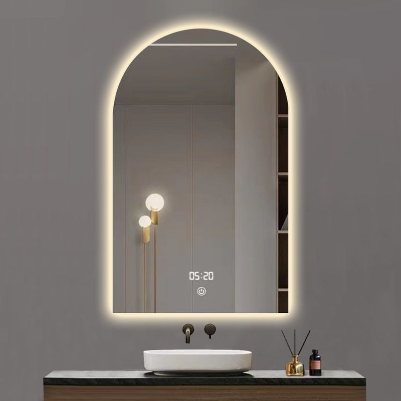 Hotel Huis Badkamer Decoratie Moderne design Touch Screen Smart Mirror Met LED-lichten en sensor schakelaar