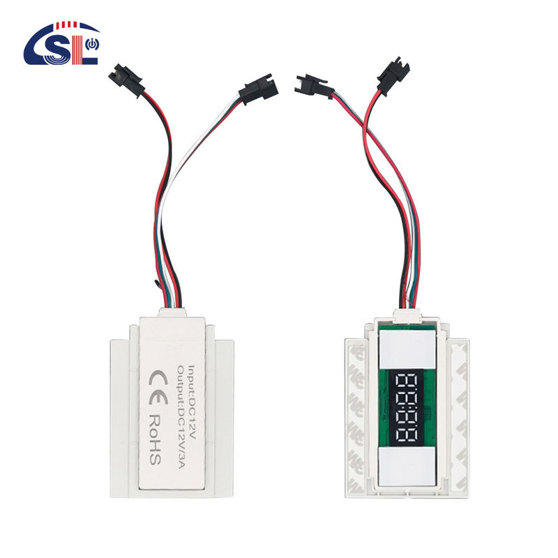 Tijd Temperatuur Display LED Licht Spiegel Touch Sensor Staploze dimmer Schakelaar Of de slim Ja