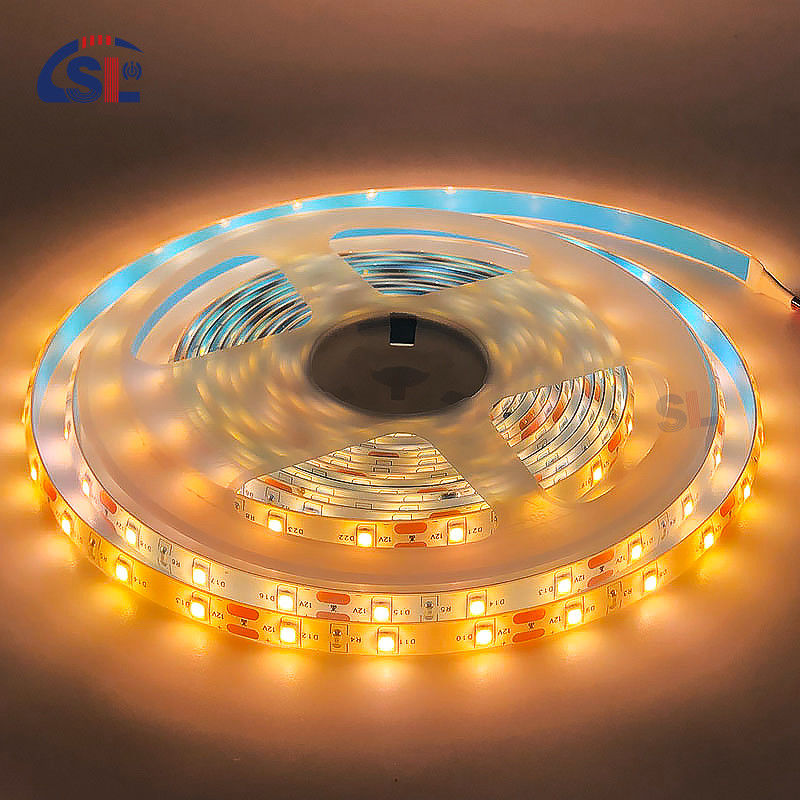 DC12V SMD2835 60D 8mm 1100-1200LM 3000K LED-lichtstrookjes voor badkamerspiegels