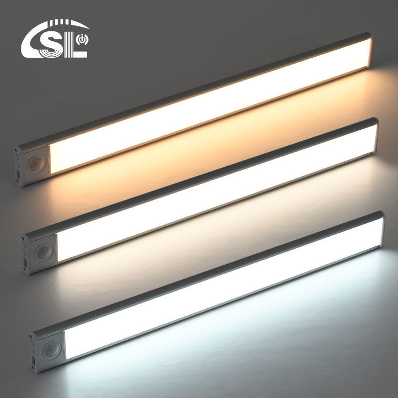 Verstelbare kleurtemperatuur LED-bewegingssensor licht voor ultradun keukenkasten