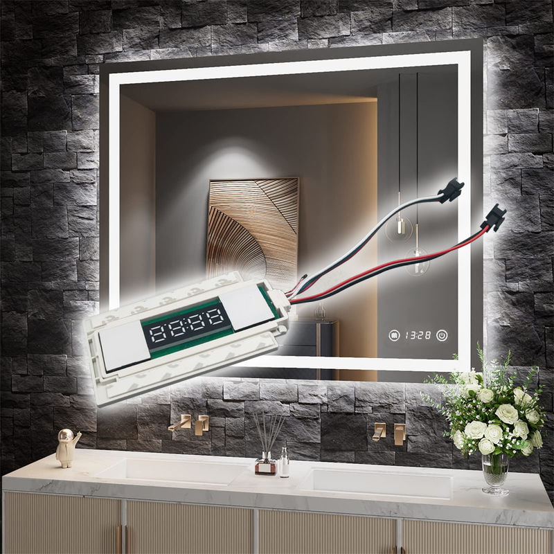 Tijdscherm Slim DC12V 5A 60W Defogger LED-licht Spiegel Touch Sensor Stepless Dimmer Switch