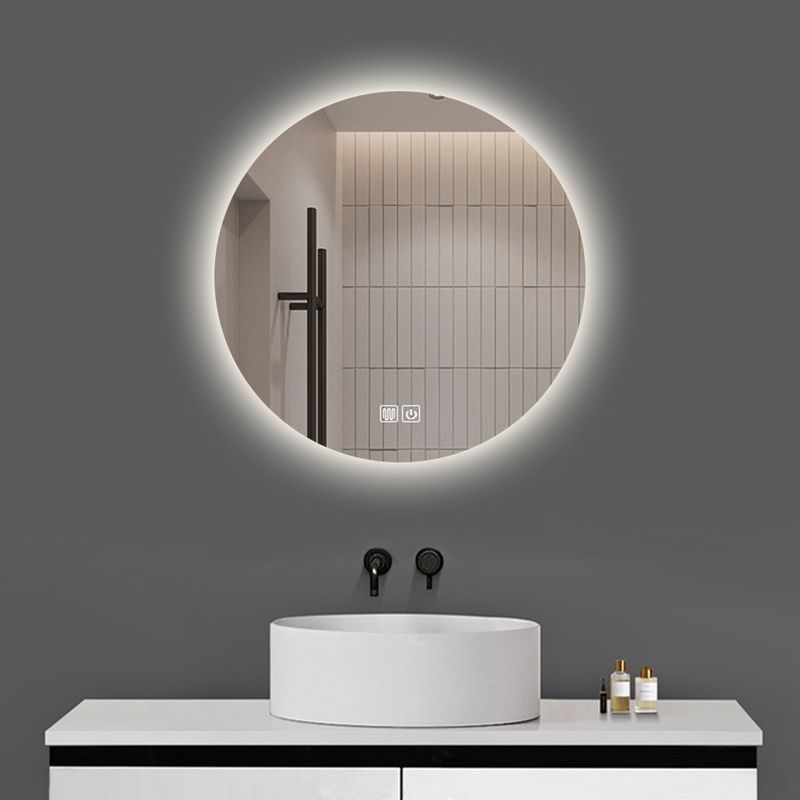Grote sensor Switch LED badkamer spiegel met touchscreen en mistvrij ontwerp