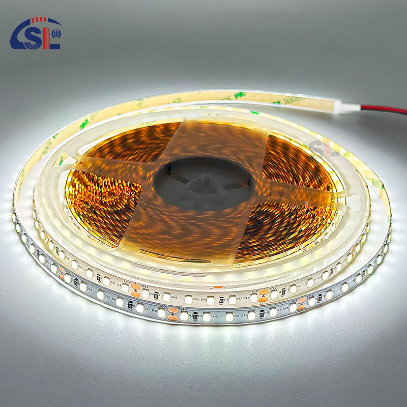 DC24V 12V SMD2835 Elektroplate PCB 120Ds 8mm Ra 80 12000K LED lichtstrook voor residentiële