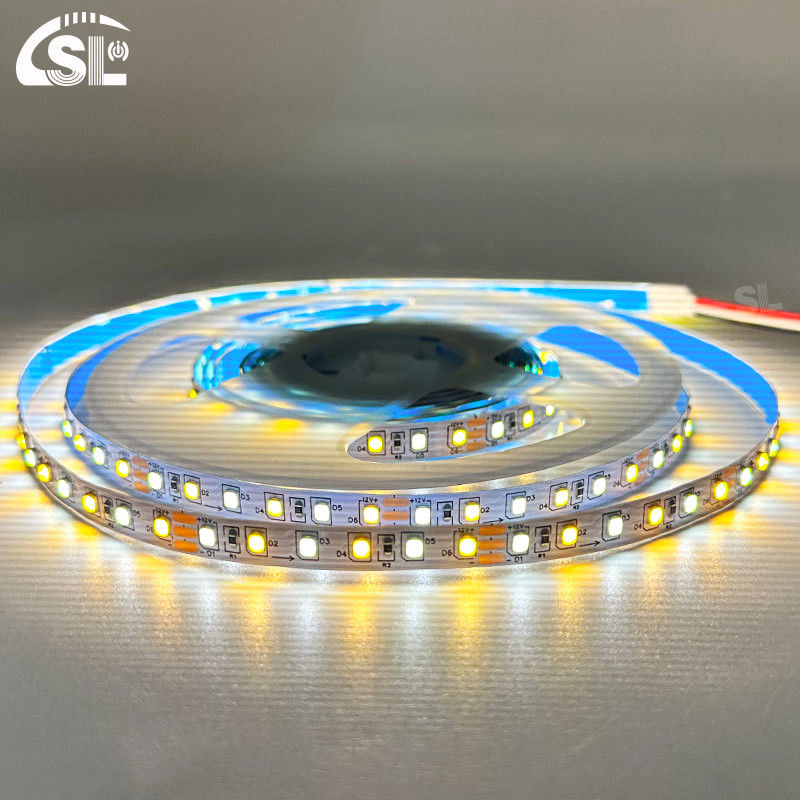 115lm/w 3000K-6500K Ra80 DC12V 120D 8mm LED lichtstrookjes voor badkamer vanities spiegels