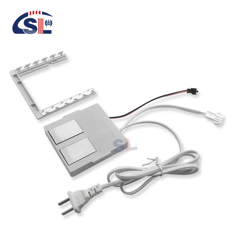 110V 240VAC Dubbele sleutels Badkamer Led verlichting Eén/drie kleuren Aan/uit Dimmer Touch Sensor Switch