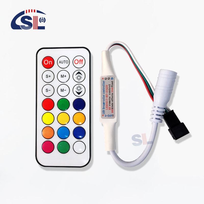 20-60 graden Mini RF afstandsbediening voor WS2811/WS2812B/WS2813/USC1903 Pixel Light
